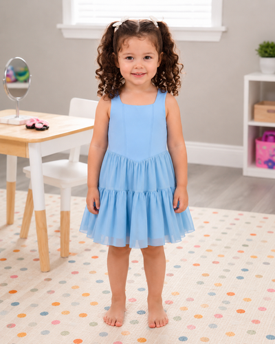 Sky Cloud Twirl Dress