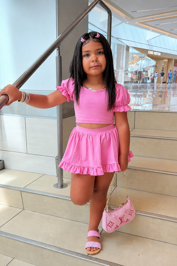 Pink Marshmallow Twirl Set