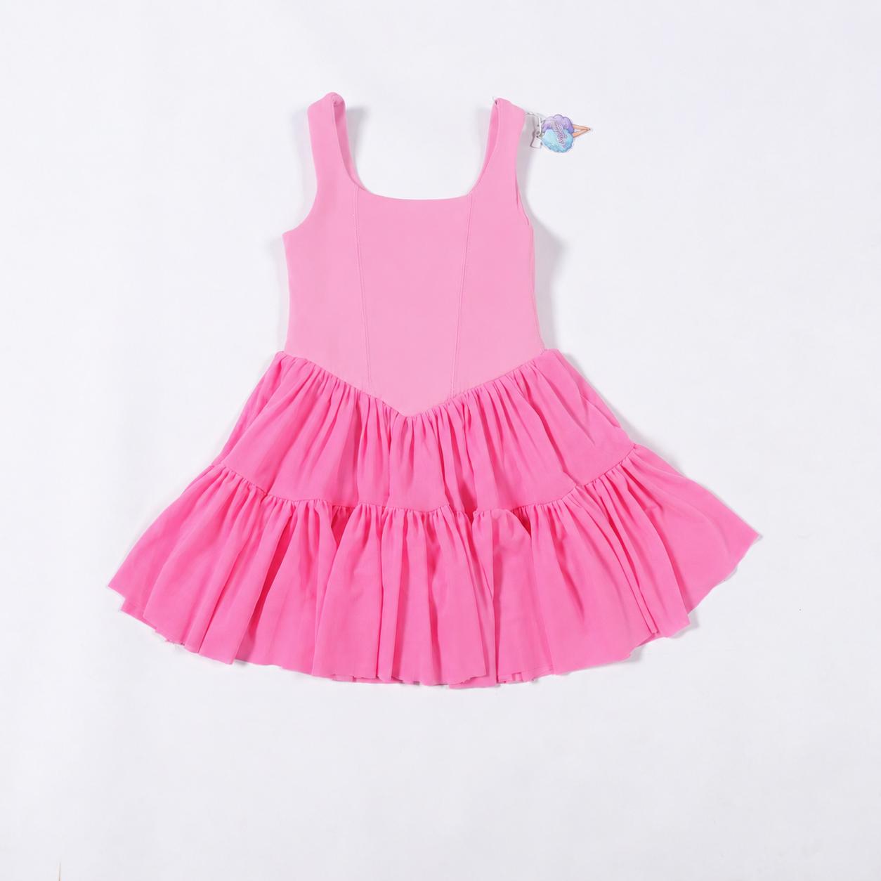Pink Cloud Twirl Dress
