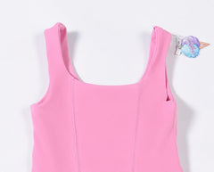 Pink Cloud Twirl Dress