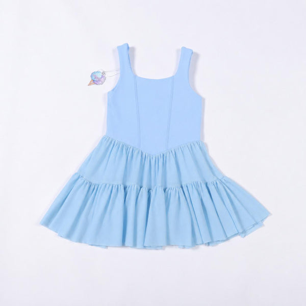 Sky Cloud Twirl Dress