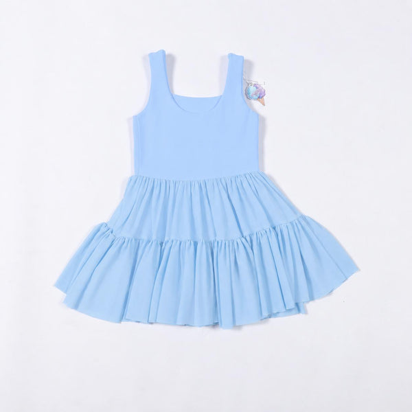 Sky Cloud Twirl Dress